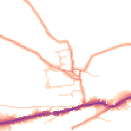Daytime road noise heatmap for S36 9RT