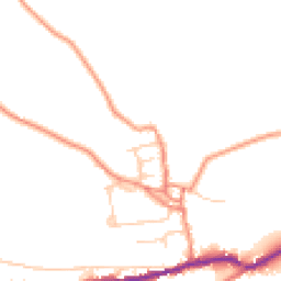 Daytime road noise heatmap for S36 9RU