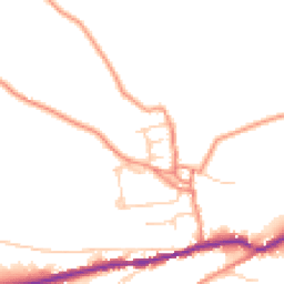 Daytime road noise heatmap for S36 9RX