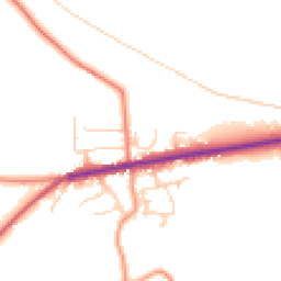 Daytime road noise heatmap for S36 9SA