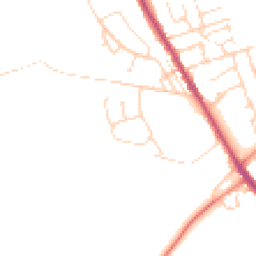 Daytime road noise heatmap for S42 5AG