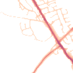 Daytime road noise heatmap for S42 5AL