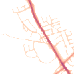 Daytime road noise heatmap for S42 5AS