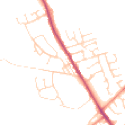 Daytime road noise heatmap for S42 5AT