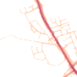 Daytime road noise heatmap for S42 5AX