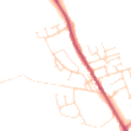 Daytime road noise heatmap for S42 5AY