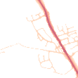 Daytime road noise heatmap for S42 5AZ