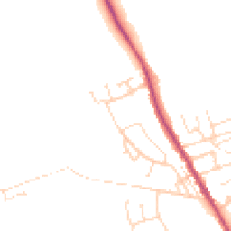 Daytime road noise heatmap for S42 5BD