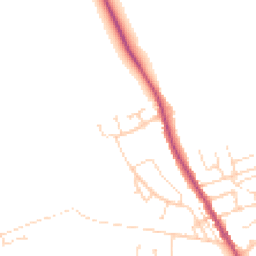 Daytime road noise heatmap for S42 5BG