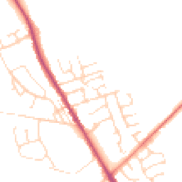 Daytime road noise heatmap for S42 5BN