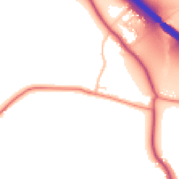 Daytime road noise heatmap for S42 5DA