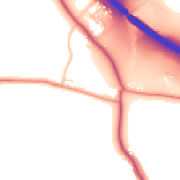 Daytime road noise heatmap for S42 5DD