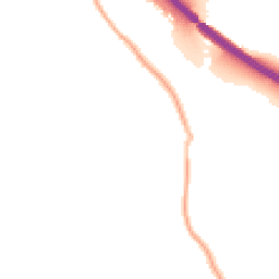 Night-time road noise heatmap for S42 5DD