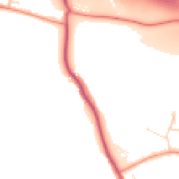 Daytime road noise heatmap for S42 5DF