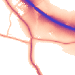 Daytime road noise heatmap for S42 5DG