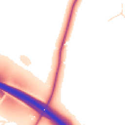 Daytime road noise heatmap for S42 5DH