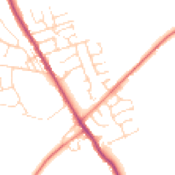 Daytime road noise heatmap for S42 5DL