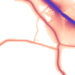 Daytime road noise heatmap for S42 5DP