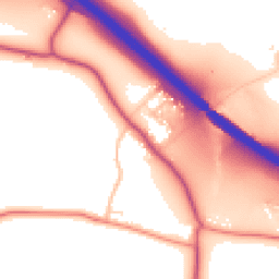 Daytime road noise heatmap for S42 5DQ