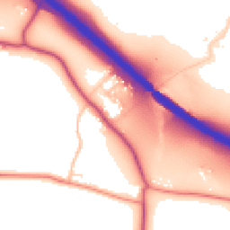 Daytime road noise heatmap for S42 5DS