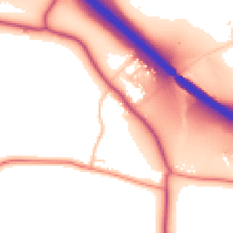 Daytime road noise heatmap for S42 5DU