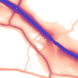 Daytime road noise heatmap for S42 5DW