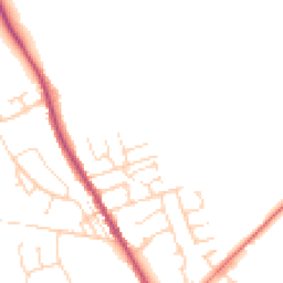 Daytime road noise heatmap for S42 5EH