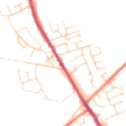 Daytime road noise heatmap for S42 5ER
