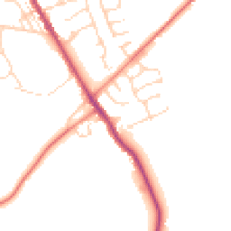 Daytime road noise heatmap for S42 5EY