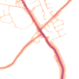 Daytime road noise heatmap for S42 5FB
