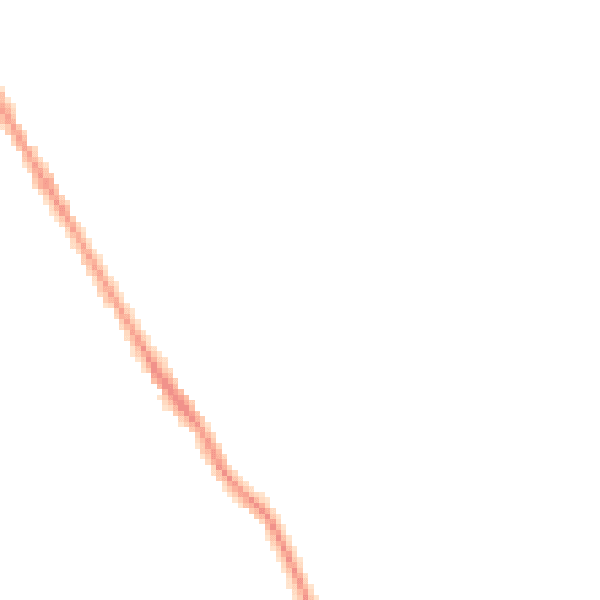 Night-time road noise heatmap for S42 5FE