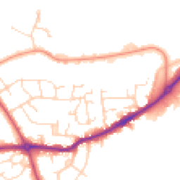 Daytime road noise heatmap for S42 5FF