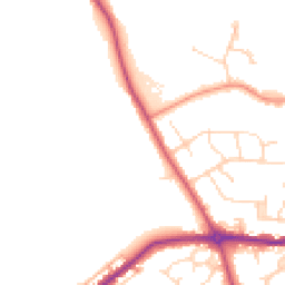 Daytime road noise heatmap for S42 5GE