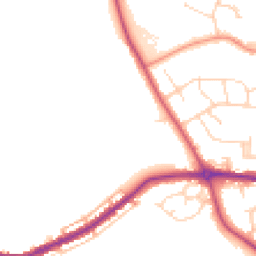 Daytime road noise heatmap for S42 5GH