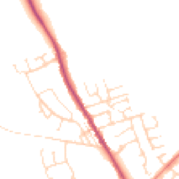 Daytime road noise heatmap for S42 5HF