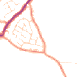 Daytime road noise heatmap for S42 5HQ