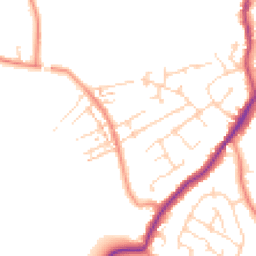 Daytime road noise heatmap for S42 5JN