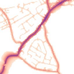Daytime road noise heatmap for S42 5JT
