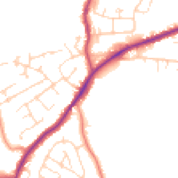 Daytime road noise heatmap for S42 5LH