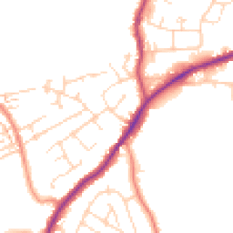 Daytime road noise heatmap for S42 5LR