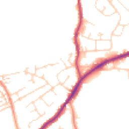 Daytime road noise heatmap for S42 5LW