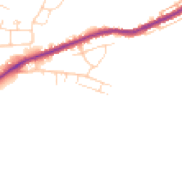 Daytime road noise heatmap for S42 5NJ