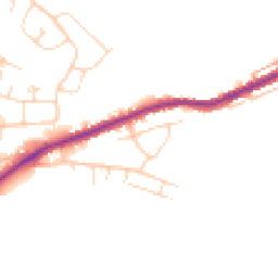 Daytime road noise heatmap for S42 5NP