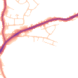 Daytime road noise heatmap for S42 5PF