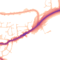 Daytime road noise heatmap for S42 5PL