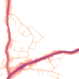 Daytime road noise heatmap for S42 5PT