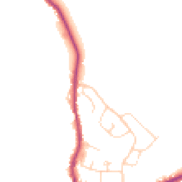 Daytime road noise heatmap for S42 5PZ