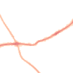 Night-time road noise heatmap for S42 5QL