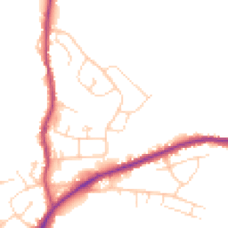 Daytime road noise heatmap for S42 5QQ