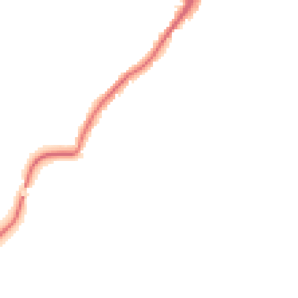Night-time road noise heatmap for S42 5QT
